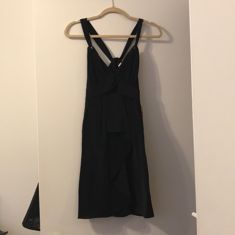 100% silk Little Black Dress - new with tags